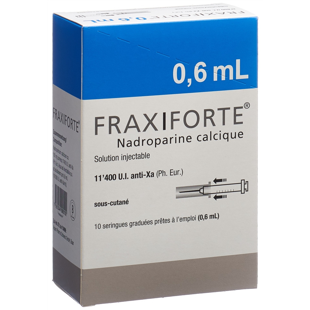 Fraxiforte 0.6 mL, Injektionslösung in einer Fertigspritze