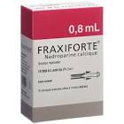 FRAXIFORTE 0.8 ml sol inj 10 ser pré 0.8 ml
