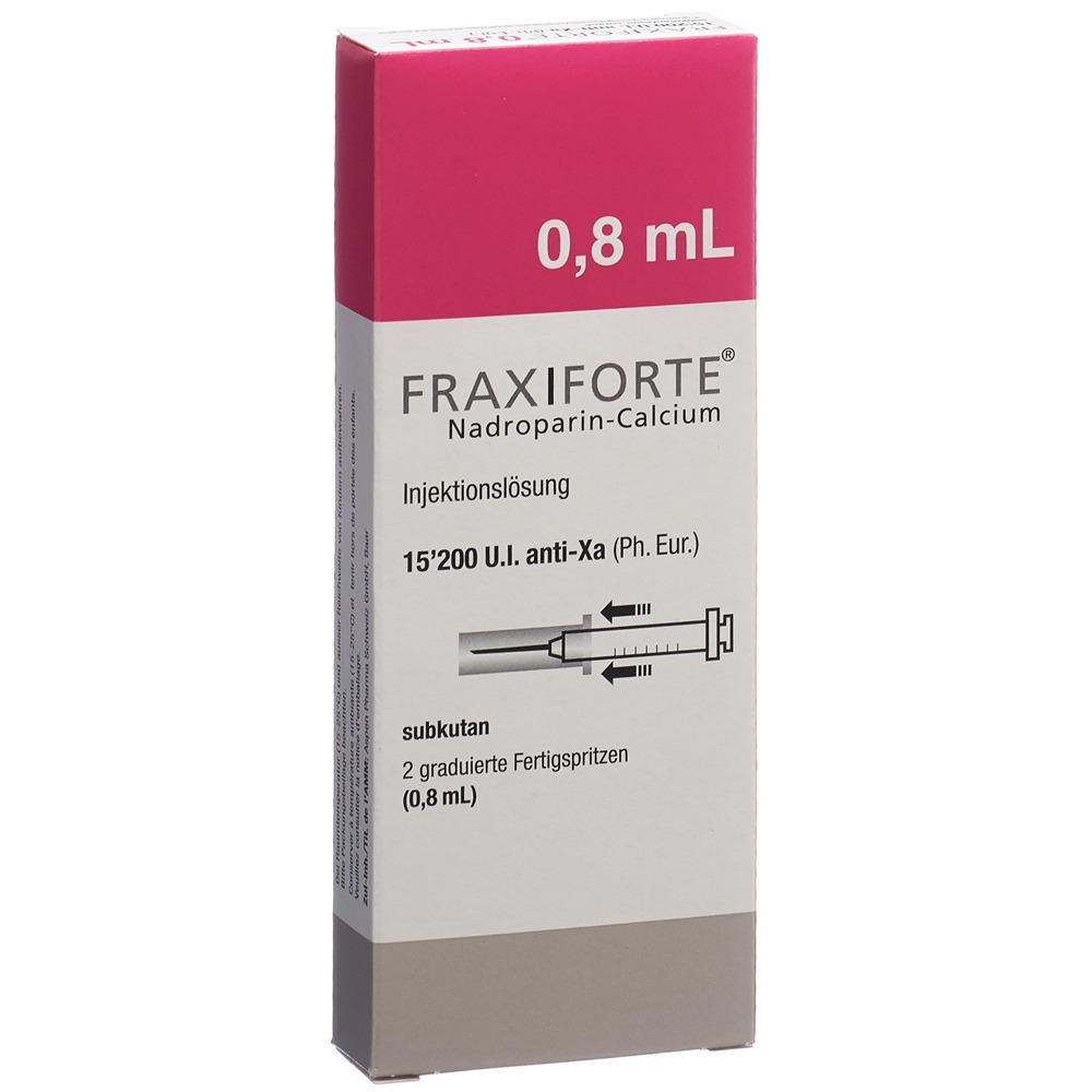 FRAXIFORTE 0.8 ml sol inj 10 ser pré 0.8 ml