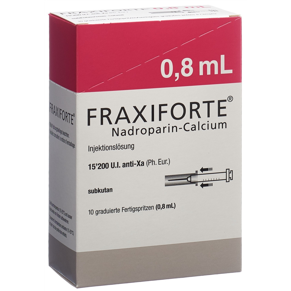 Fraxiforte 0.8 mL, Injektionslösung in einer Fertigspritze