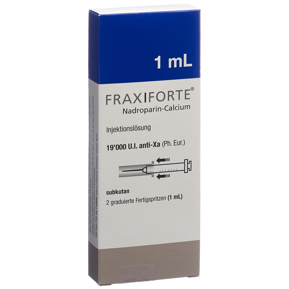 FRAXIFORTE 1 ml sol inj 10 ser pré 1 ml