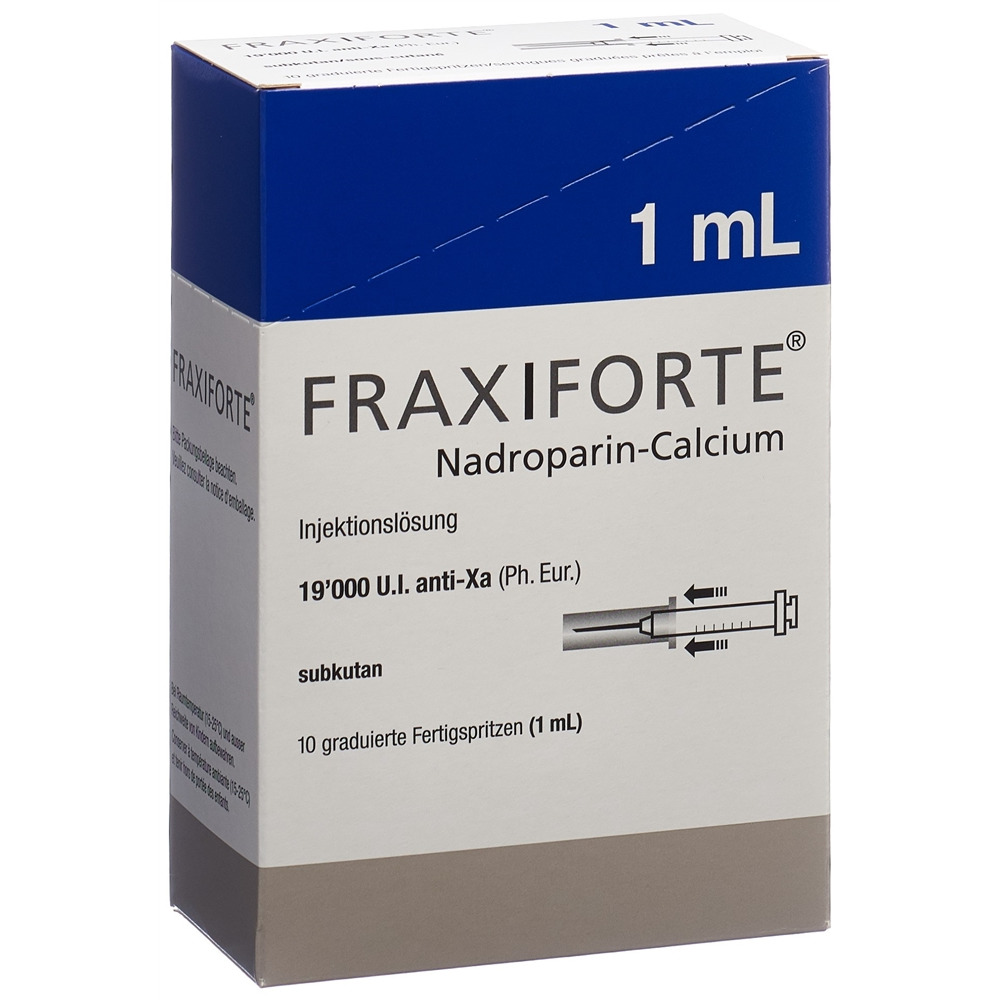 FRAXIFORTE 1 ml sol inj 10 ser pré 1 ml