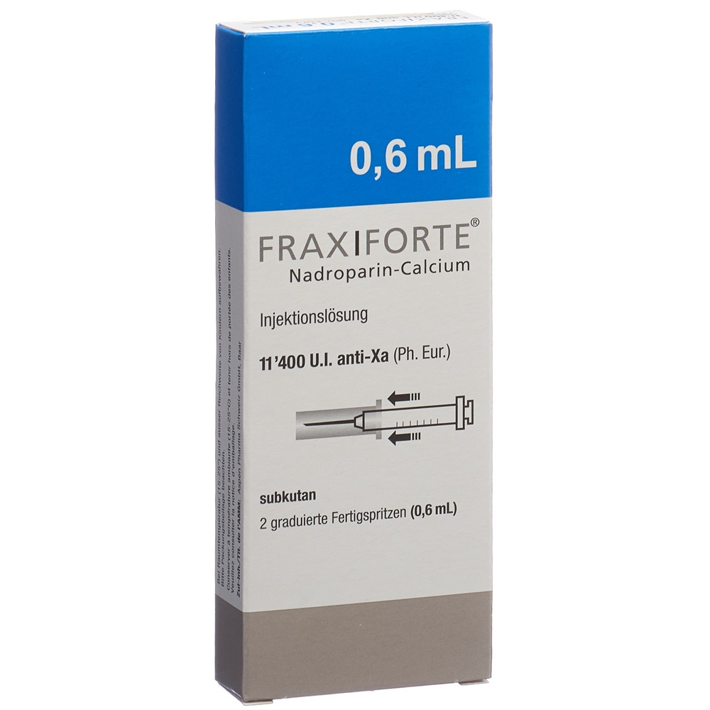 Fraxiforte 0.6 mL, Injektionslösung in einer Fertigspritze