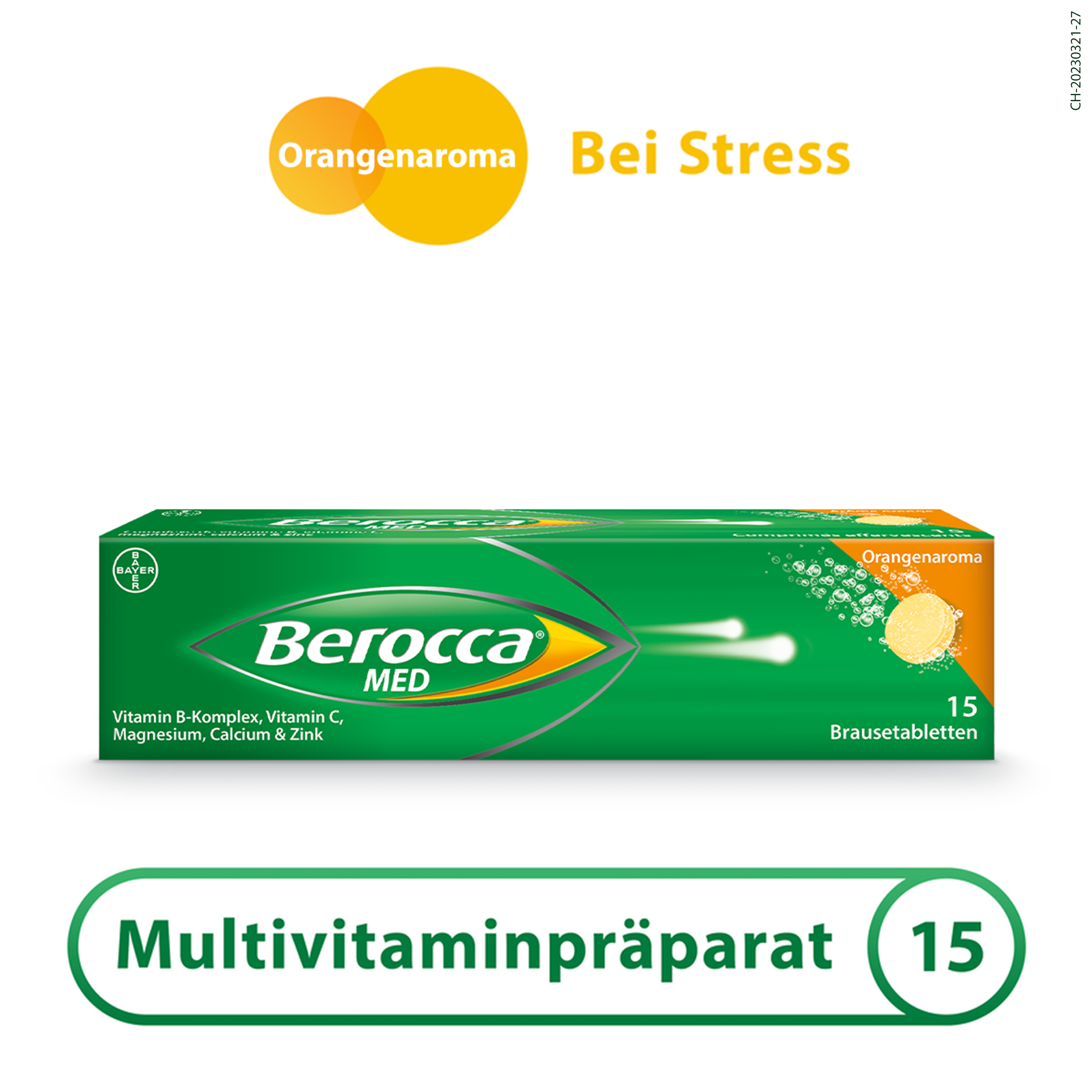 Berocca MED, Brausetabletten Orangenaroma