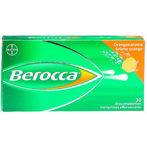 BEROCCA MED cpr eff arôme orange 30 pce