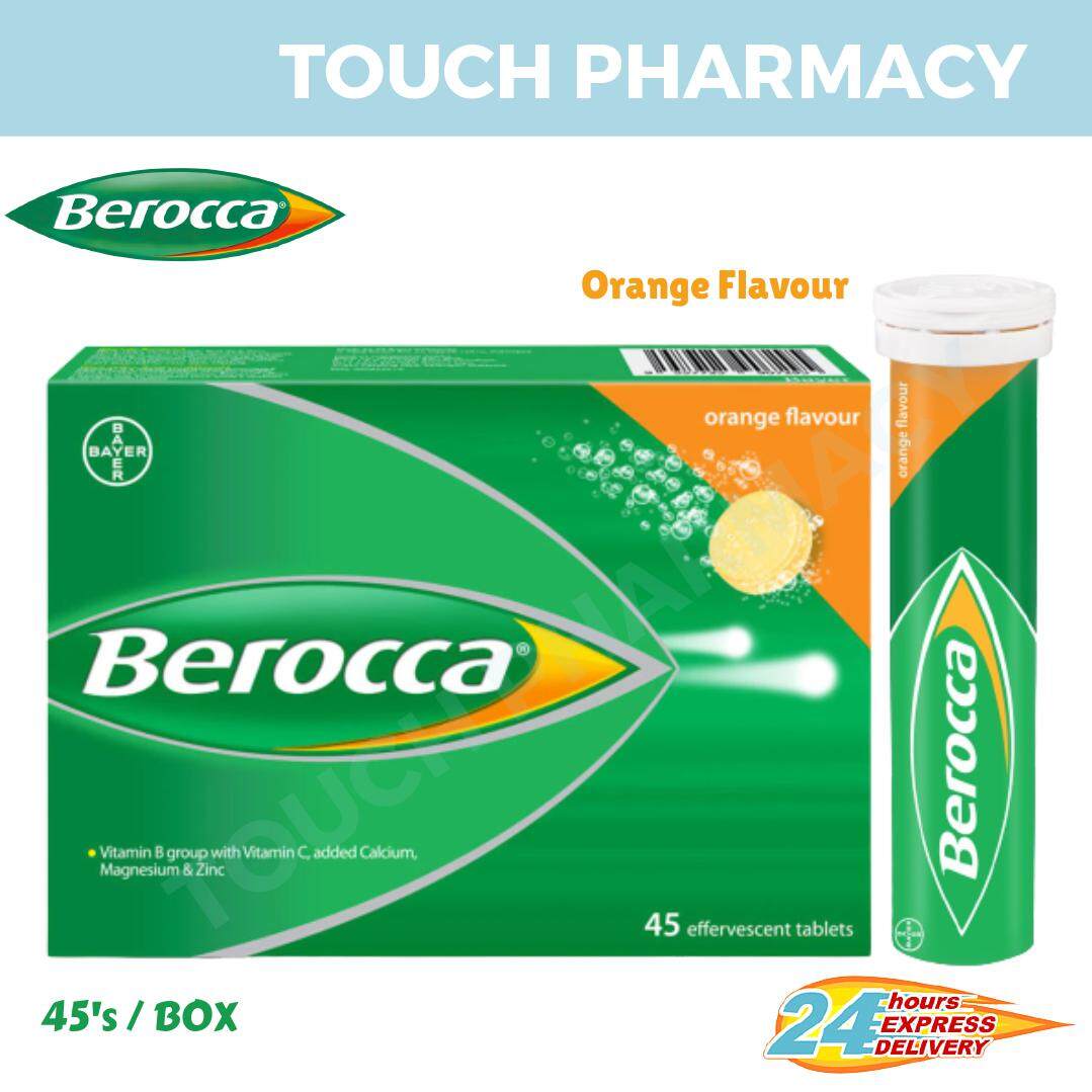 BEROCCA MED cpr eff arôme orange 45 pce