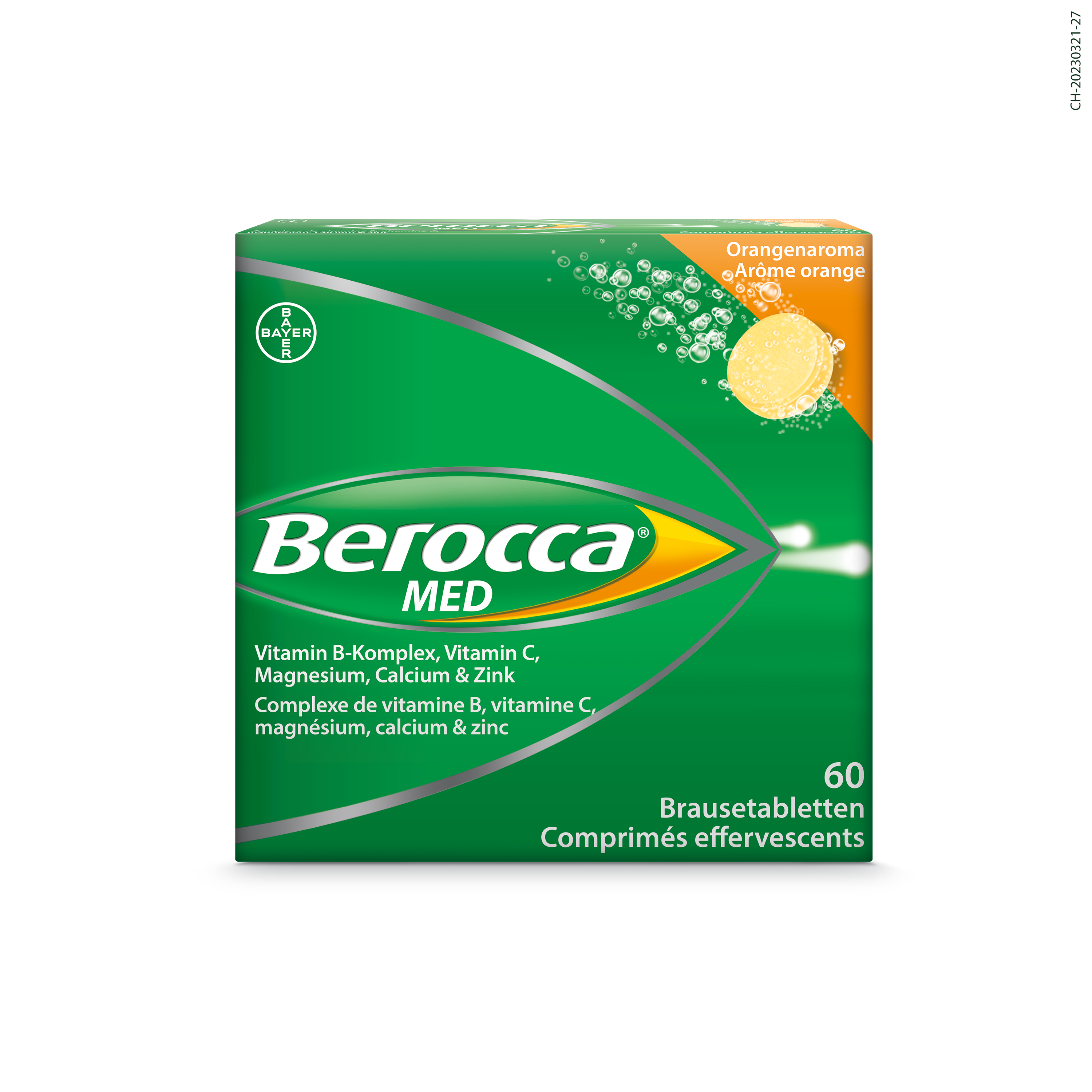 Berocca MED, Brausetabletten Orangenaroma