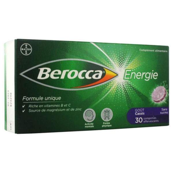 BEROCCA MED cpr eff arôme cassis 30 pce