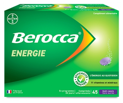 BEROCCA MED cpr eff arôme cassis 45 pce