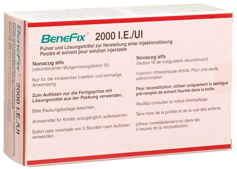 BENEFIX subst sèche 2000 UI c solv flac 5 ml