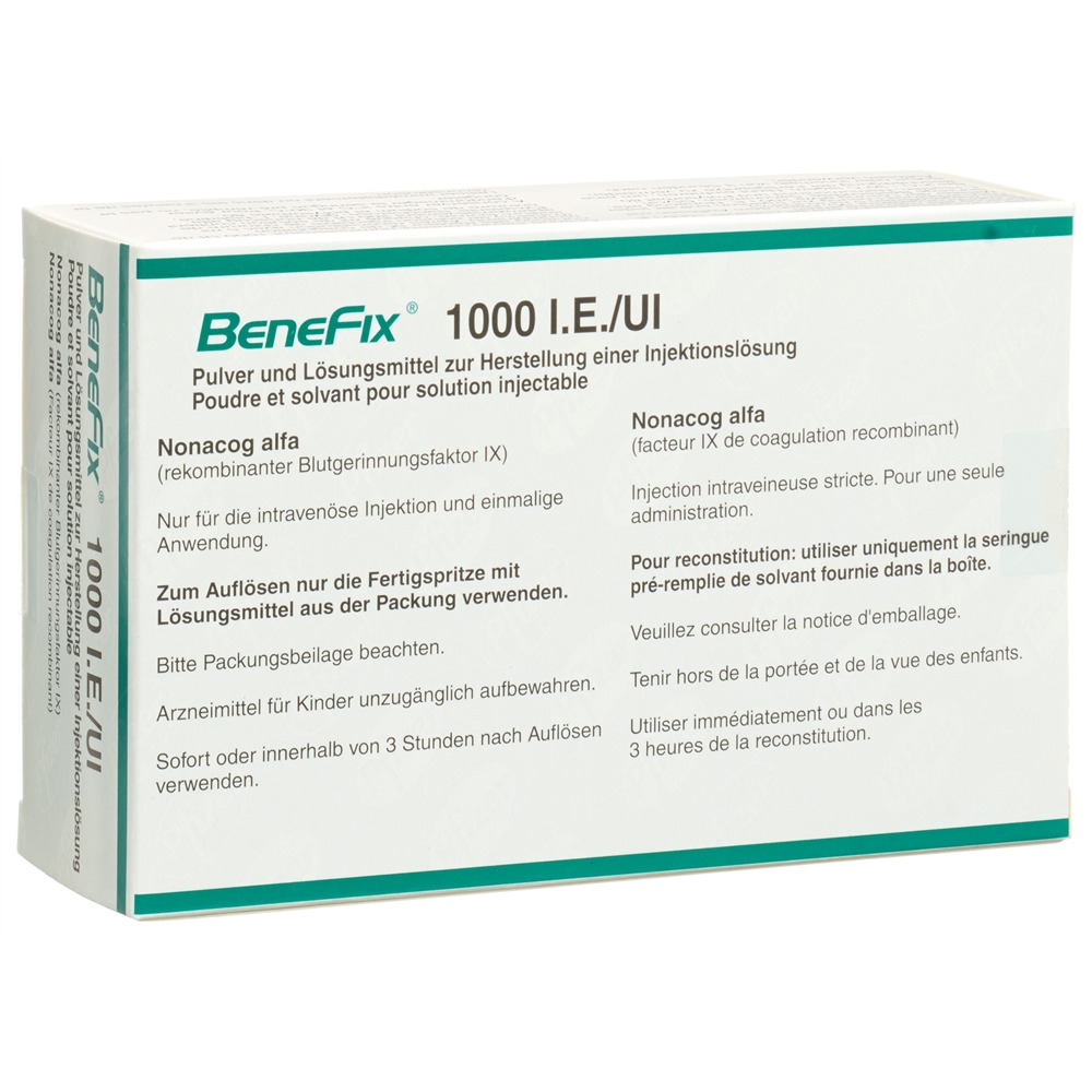 BENEFIX subst sèche 1000 UI c solv flac 5 ml