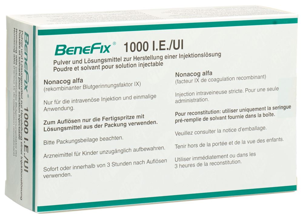 BENEFIX subst sèche 1000 UI c solv flac 5 ml