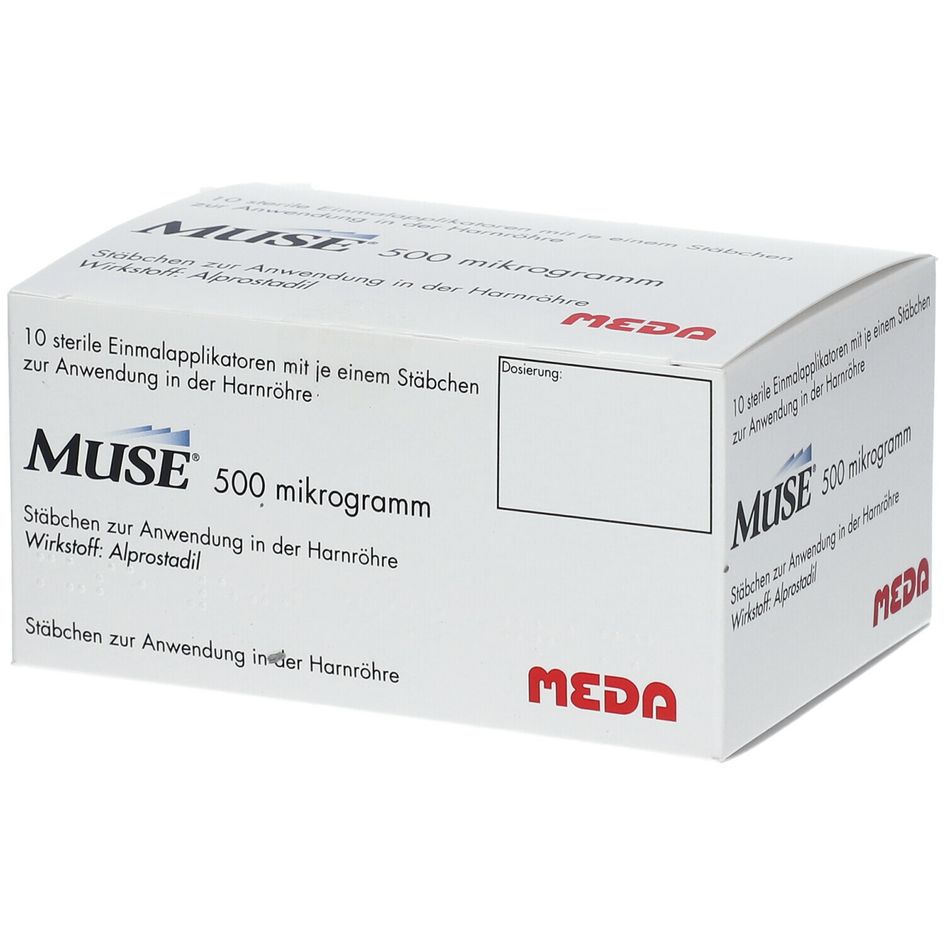 MUSE stylo urètre 500 mcg