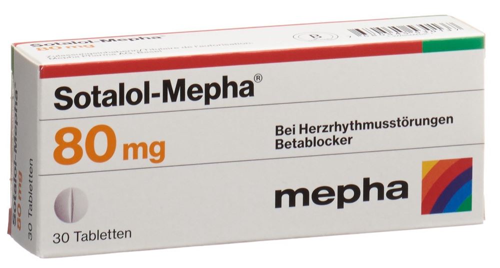 Sotalol-Mepha 80, Tabletten