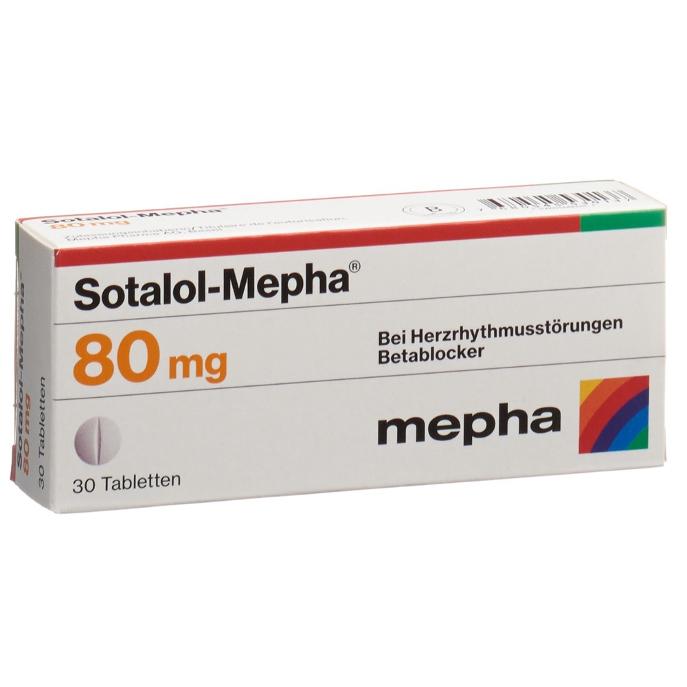 SOTALOL Mepha cpr 80 mg 100 pce