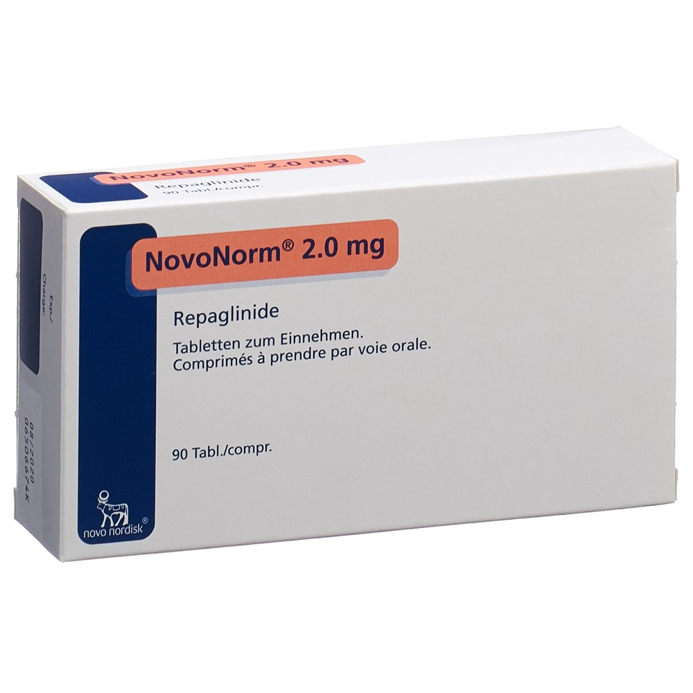NOVONORM cpr 2 mg 90 pce