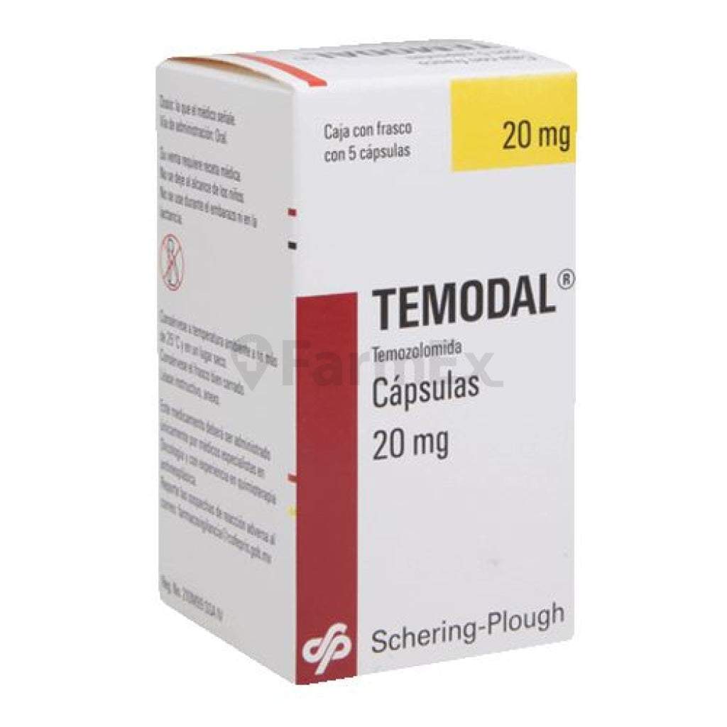 TEMODAL caps 20 mg sach 5 pce
