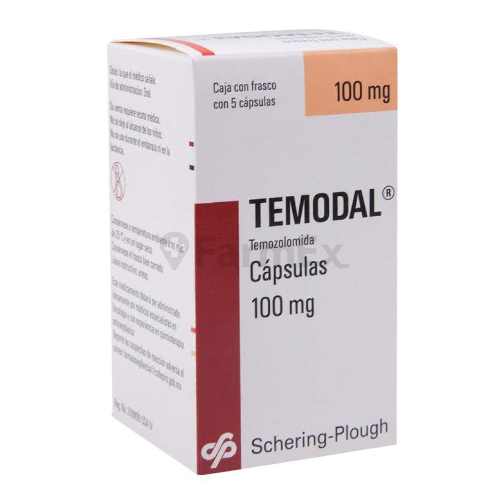 TEMODAL caps 100 mg sach 5 pce