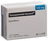 TEMODAL caps 140 mg sach 5 pce