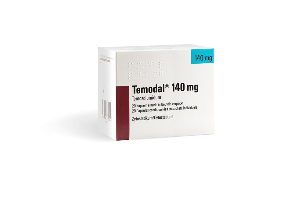 TEMODAL caps 140 mg 20 pce