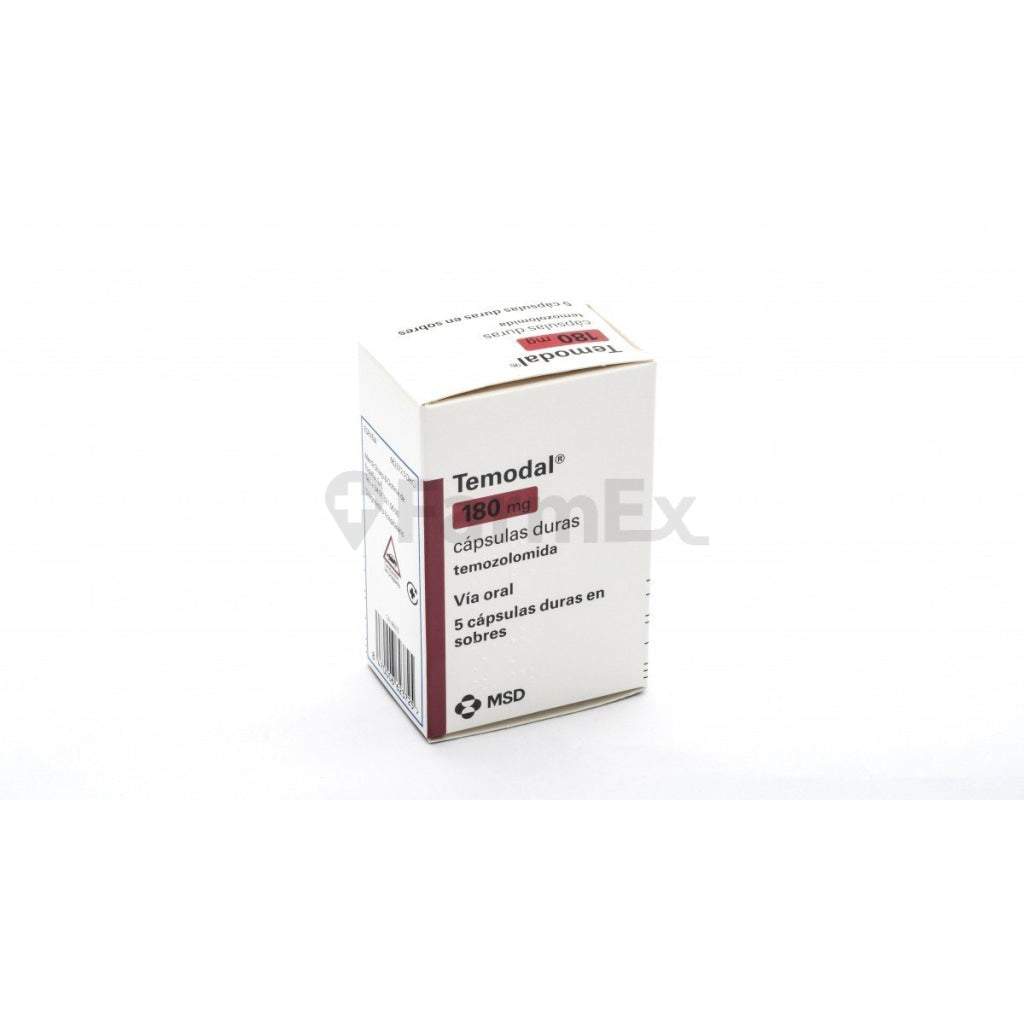 TEMODAL caps 180 mg sach 5 pce