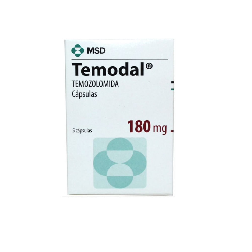 TEMODAL caps 180 mg sach 5 pce