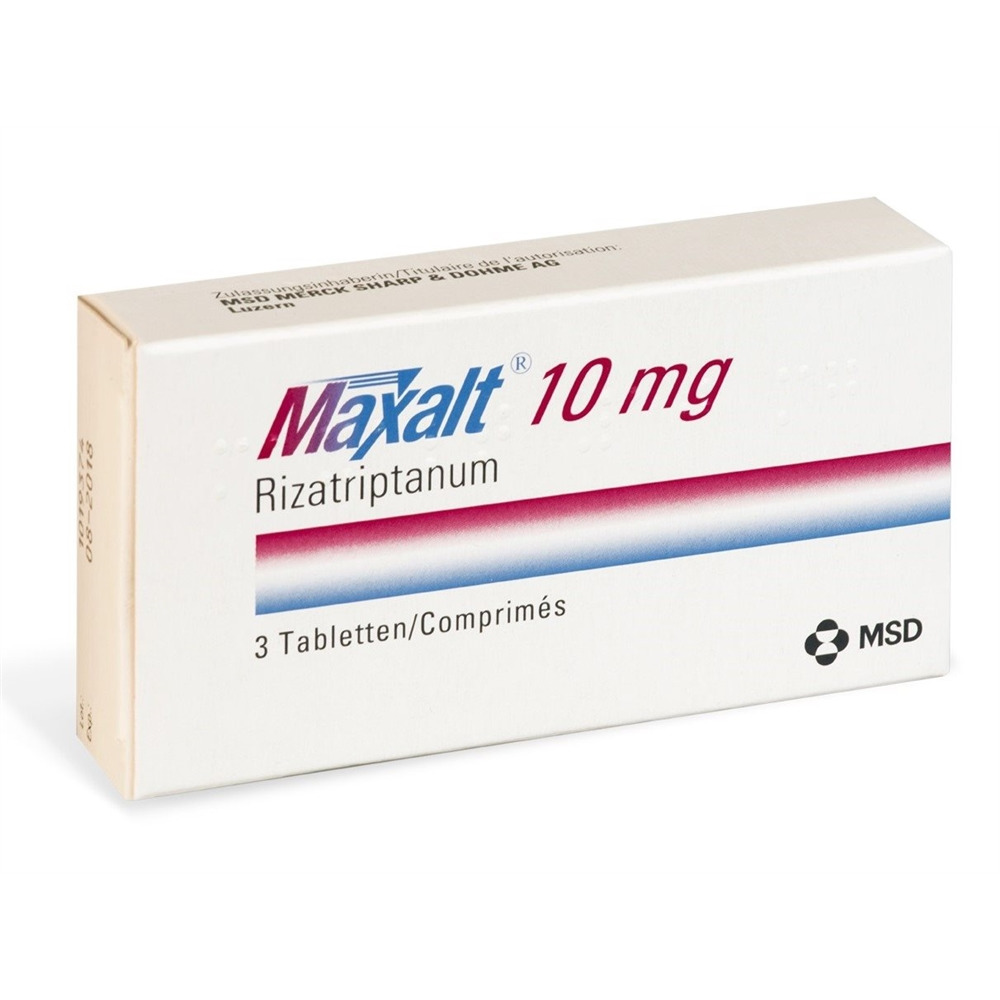 MAXALT cpr 10 mg 3 pce