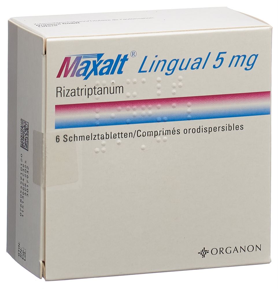 MAXALT Lingual cpr orodisp 5 mg 6 pce