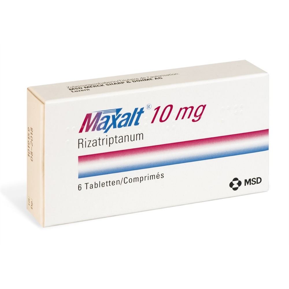 MAXALT Lingual cpr orodisp 10 mg 6 pce