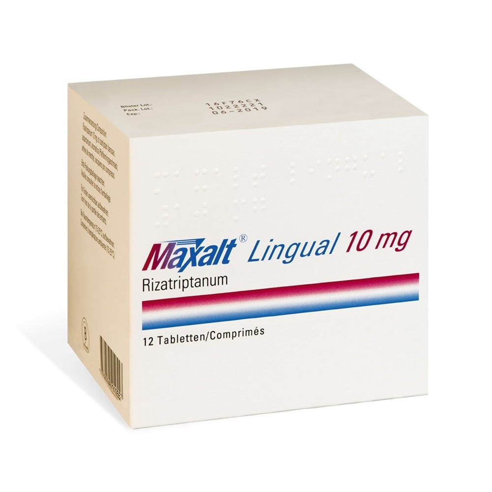MAXALT Lingual cpr orodisp 10 mg 12 pce