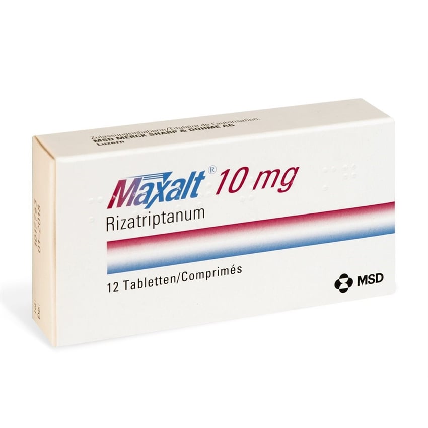 MAXALT Lingual cpr orodisp 10 mg 12 pce