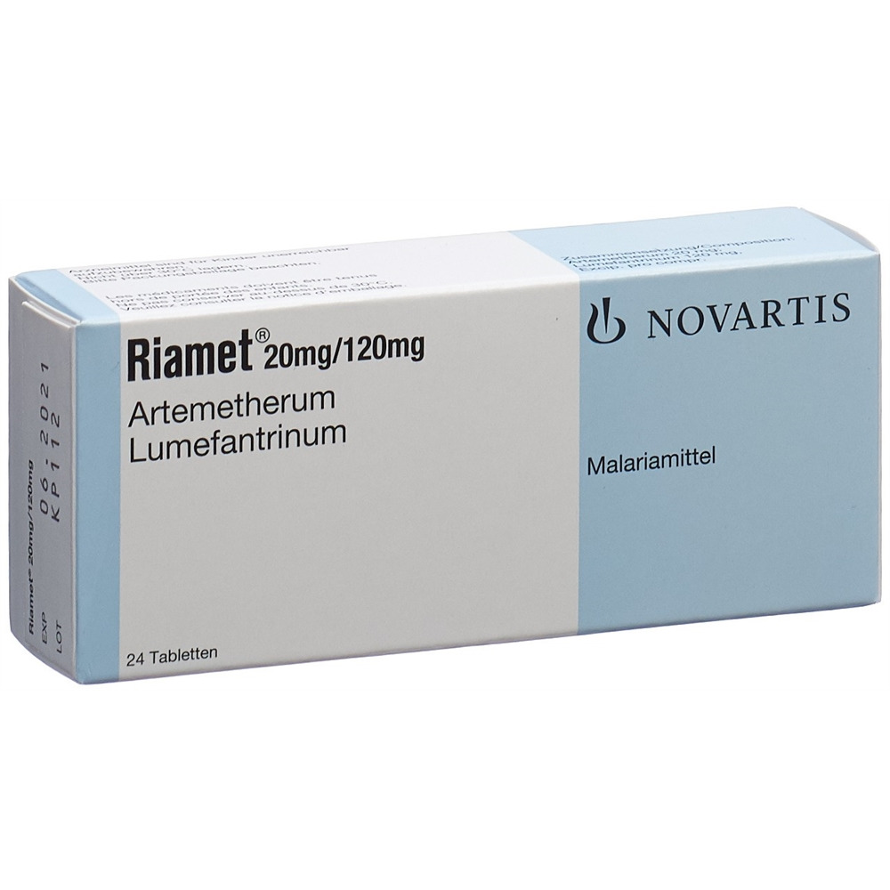 RIAMET cpr 20 mg/120 mg 24 pce