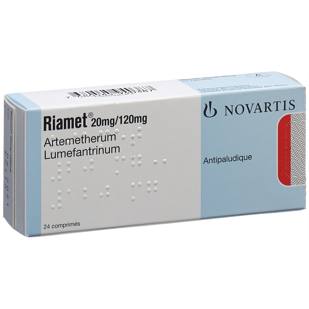 RIAMET cpr 20 mg/120 mg 24 pce