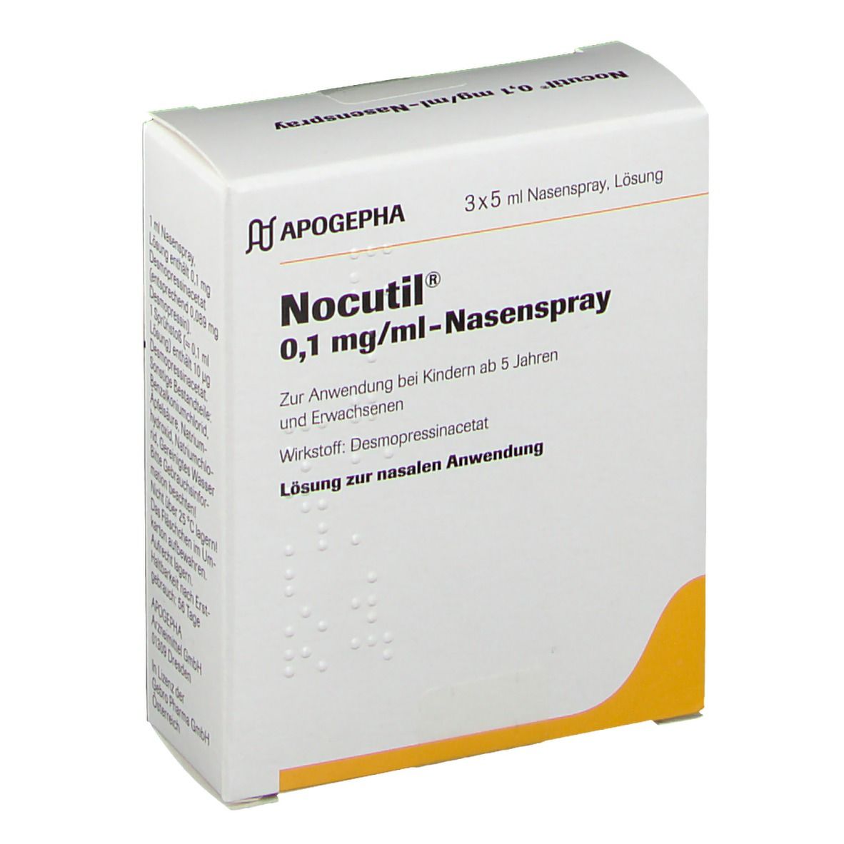 NOCUTIL spray nasal 3 fl 5 ml