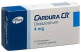 CARDURA CR cpr ret 4 mg 30 pce