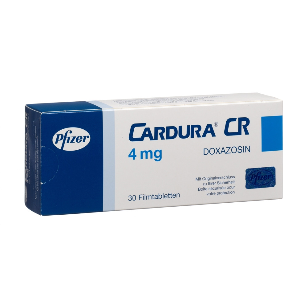CARDURA CR cpr ret 4 mg 30 pce