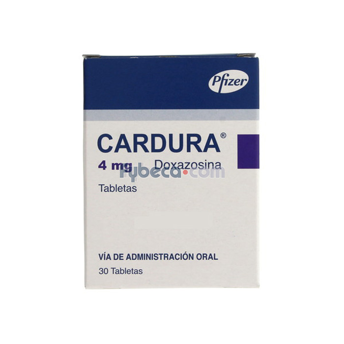 CARDURA CR cpr ret 4 mg 30 pce