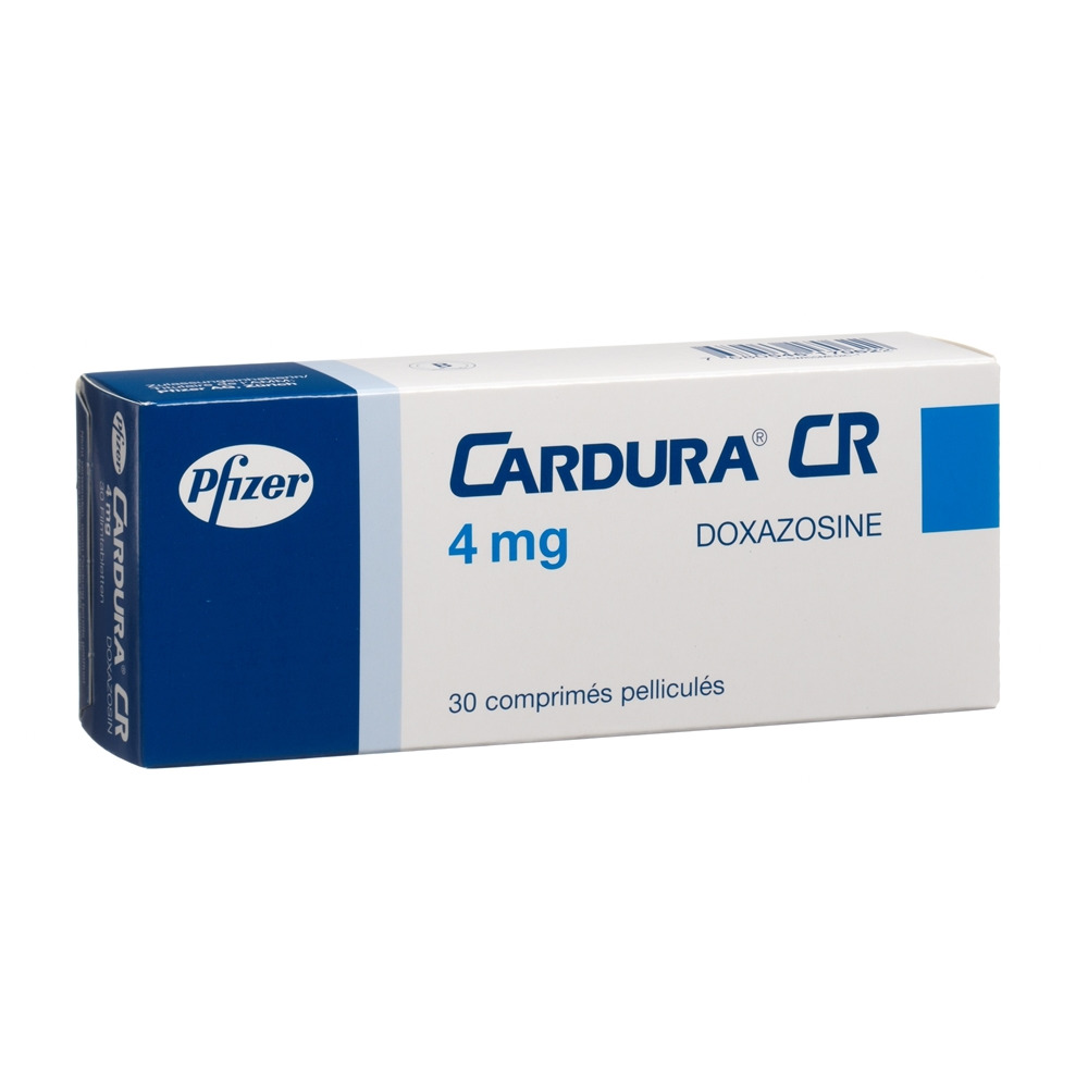 CARDURA CR cpr ret 4 mg 30 pce