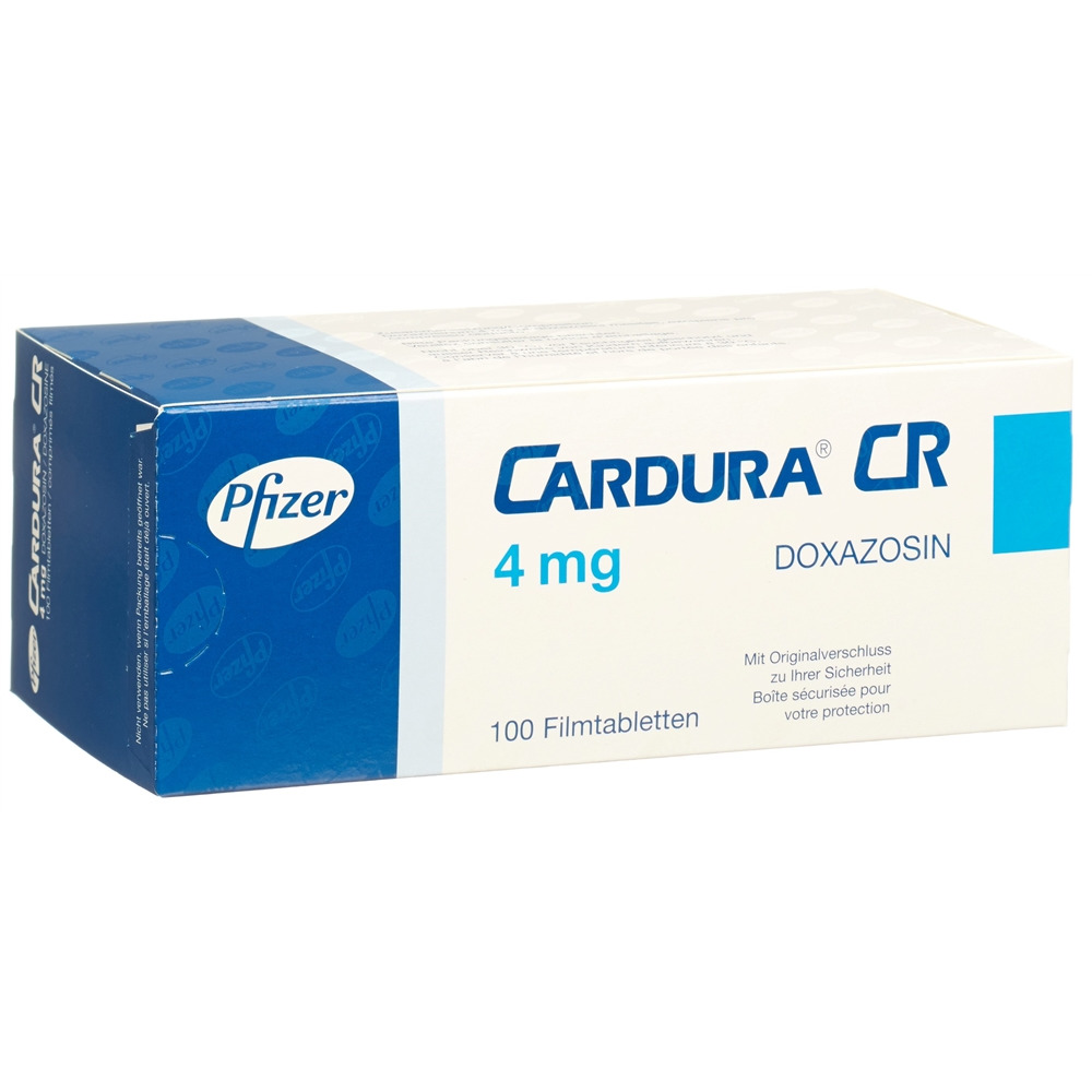 CARDURA CR cpr ret 4 mg 100 pce