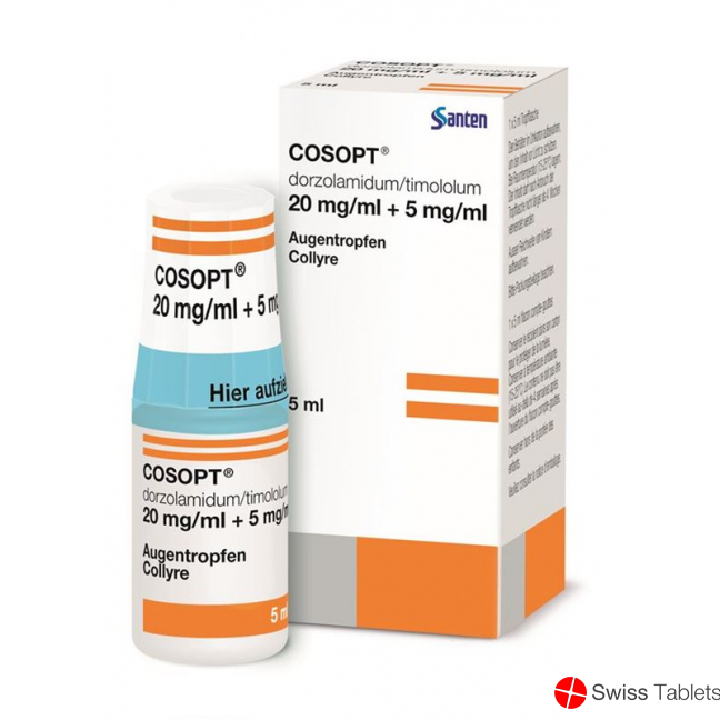 COSOPT gtt opht stérile 3 fl 5 ml