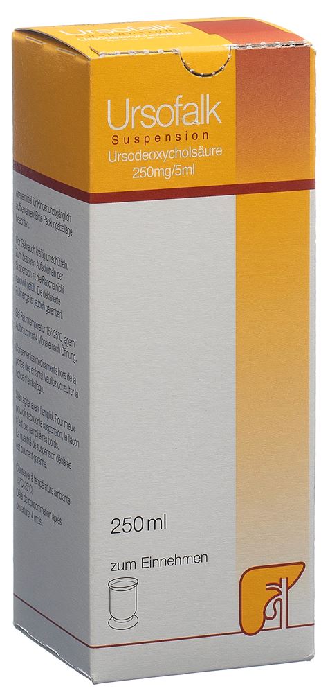 URSOFALK susp fl 250 ml