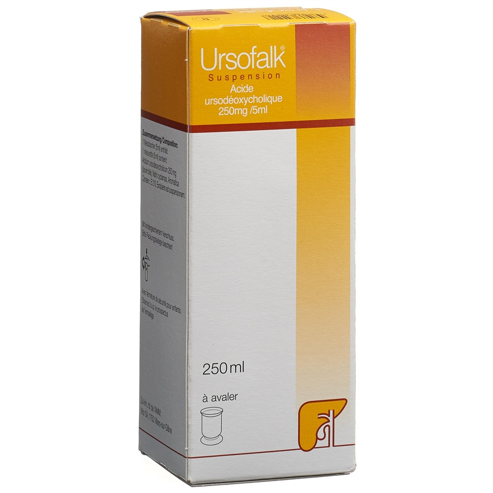 URSOFALK susp fl 250 ml