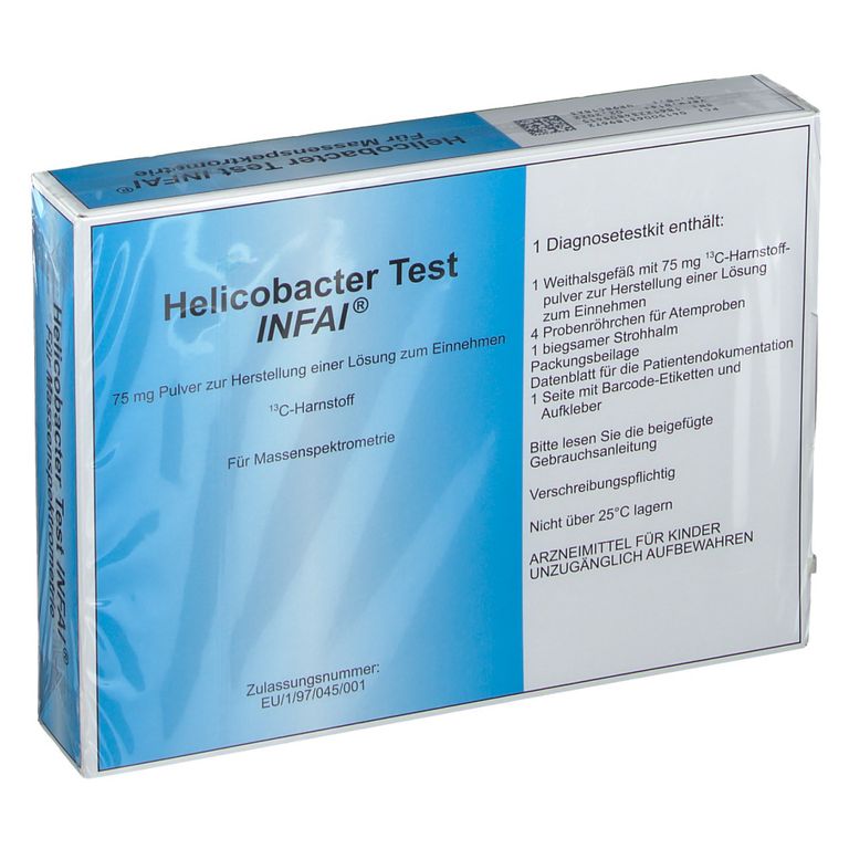 INFAI Helicobacter Test 75 mg p spect masse