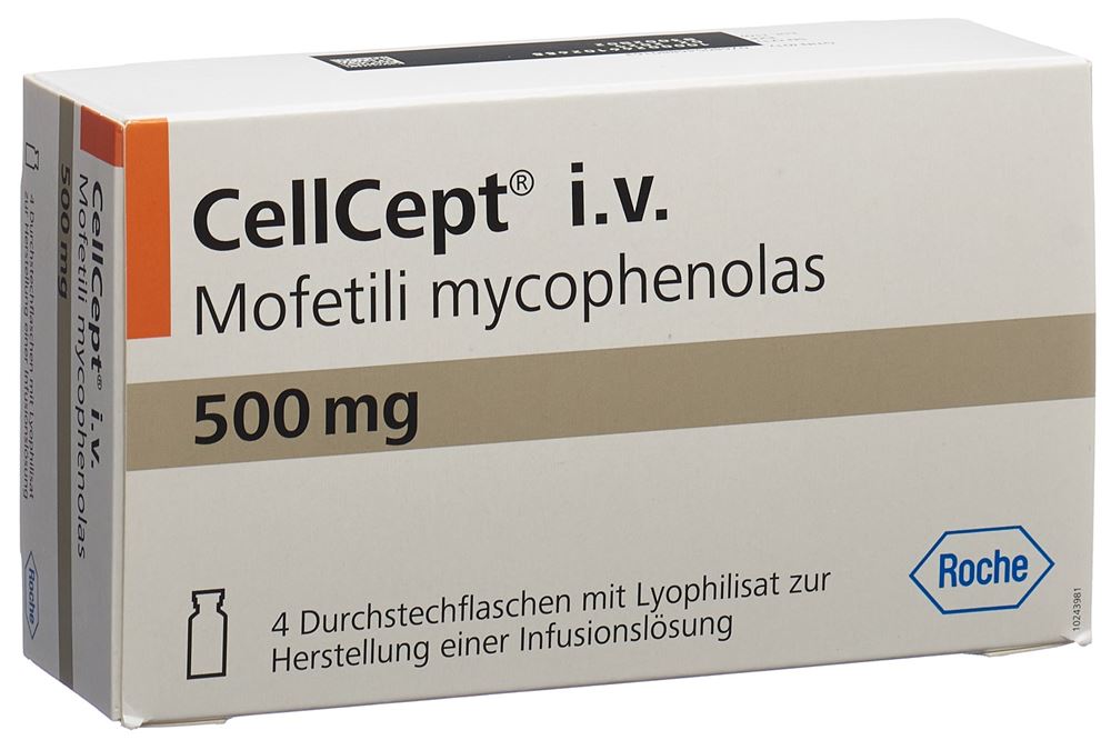 Cellcept i.v., Lyophilisat zur Herstellung einer Infusionslösung