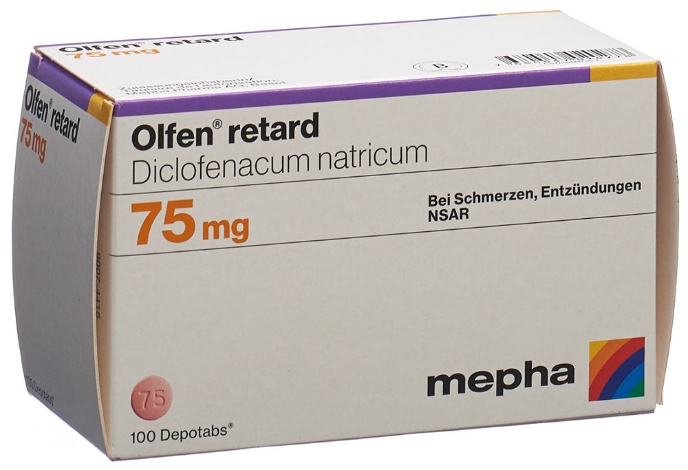Olfen-75 retard, Retardtabletten