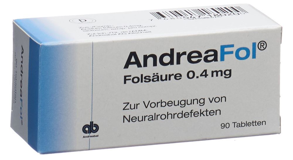 ANDREAFOL cpr 0.4 mg 90 pce