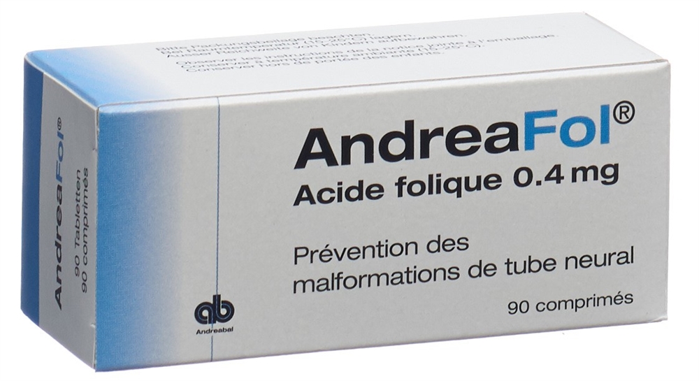 ANDREAFOL cpr 0.4 mg 90 pce