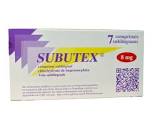 SUBUTEX cpr subling 8 mg 7 pce
