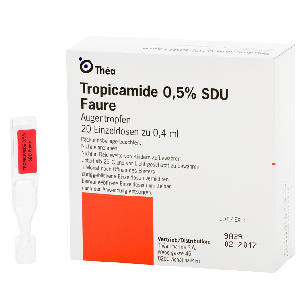 TROPICAMIDE gtt opht 0.5 % 20 monodos 0.4 ml