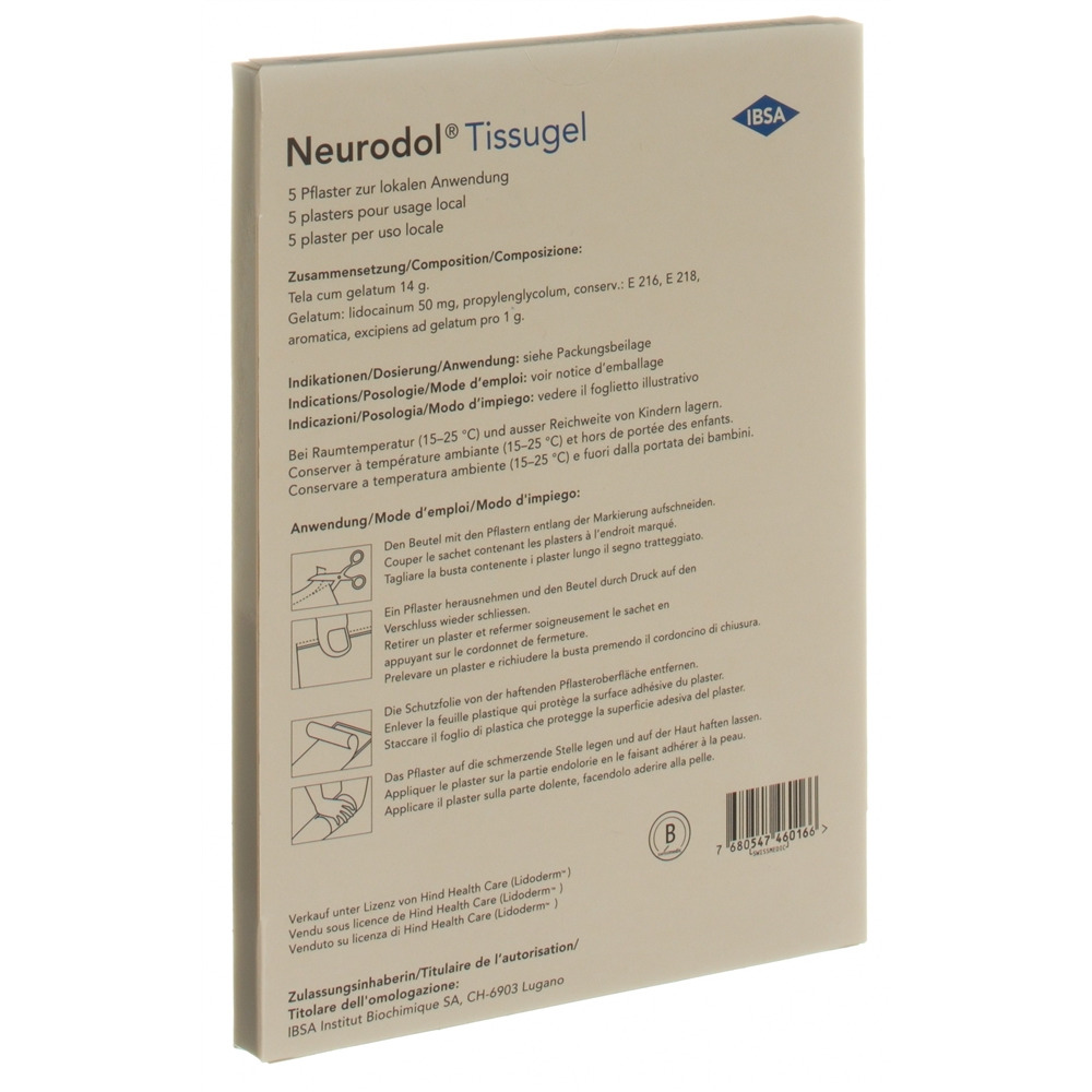 NEURODOL Tissugel empl 5 pce